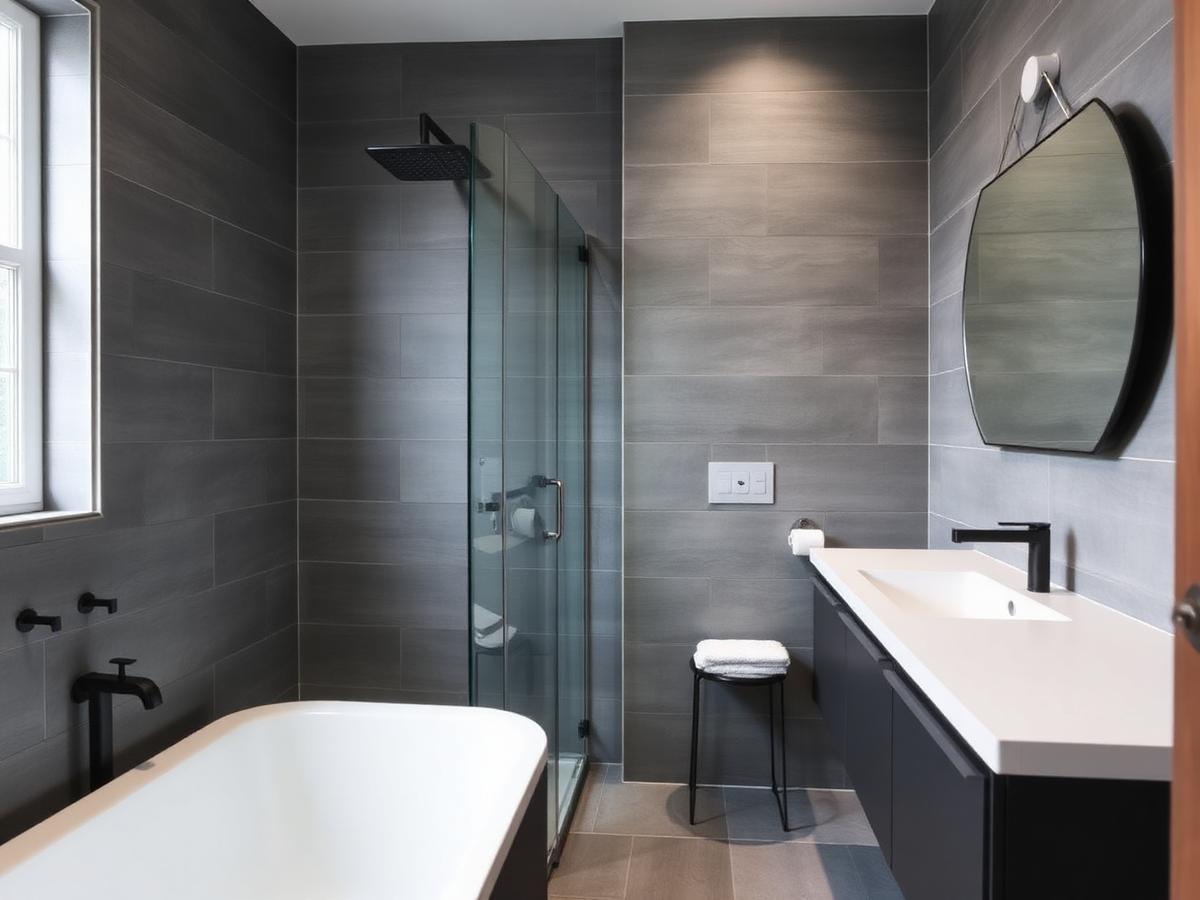 Vernieuwde badkamer in Brasschaat